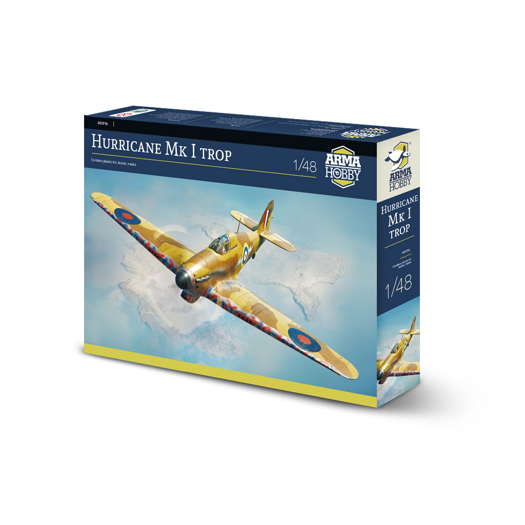 Zdjęcie Hurricane Mk I Trop 1:48 Arma Hobby 40016