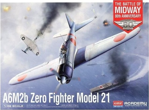 Mitsubishi A6M2b Zero Fighter Model 21 1:48 Academy 12352