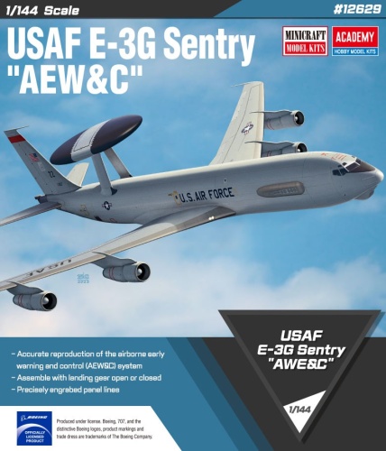 USAF E-3G Sentry AWACS 1:144 Academy 12629