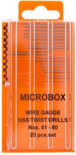 Zestaw wierteł Rotacraft Microbox (61 - 80 mm) Shesto RDR4004