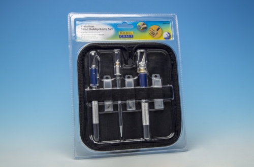 Zestaw noży hobbystycznych Premium (18 szt.) Shesto PKN4318-S