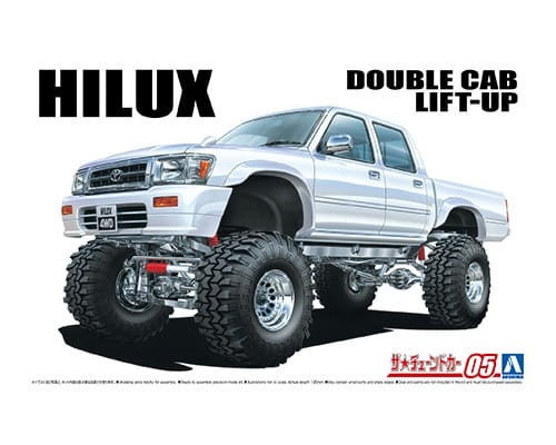 Toyota Hilux Double-Cab '94 (Lifted Up) 1:24 Aoshima 061312