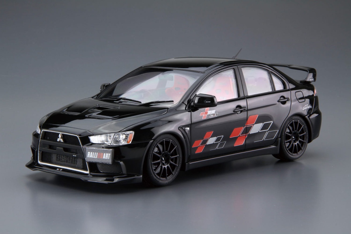 Zdjęcie dodatkowe produktu Mitsubishi Lancer Evolution X Ralliart CZ4A 1:24 Aoshima 059876