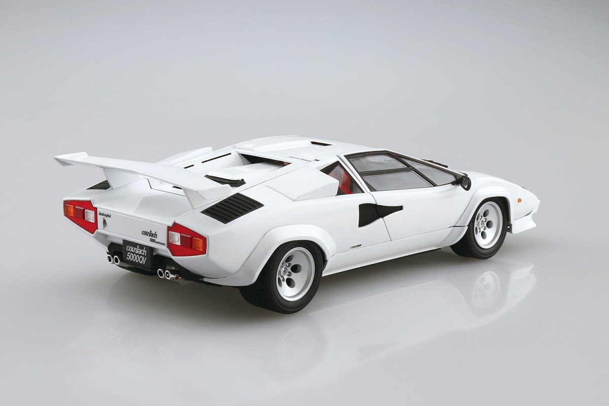 Zdjęcie dodatkowe produktu Lamborghini Countach 5000QV '85 1:24 Aoshima 059456