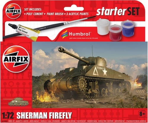 Sherman Firefly Starter Set 1:72 Airfix 55003