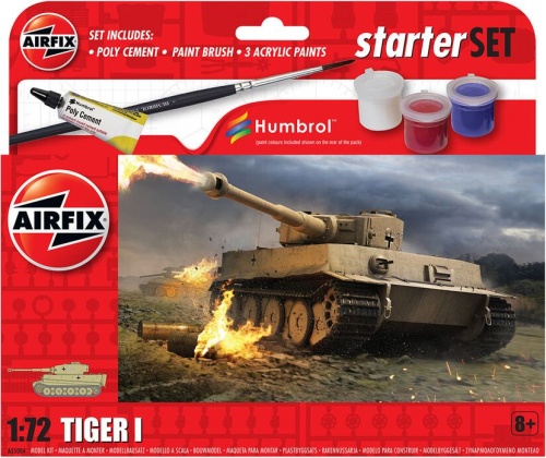 Tiger I 1:72 Starter Set Airfix 55004