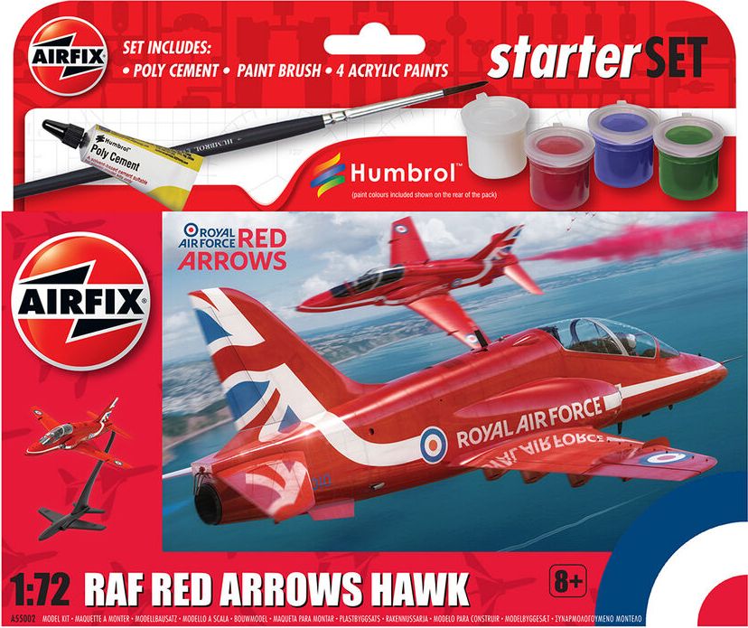 Zdjęcie Red Arrows Hawk Starter Set 1:72 Airfix 55002