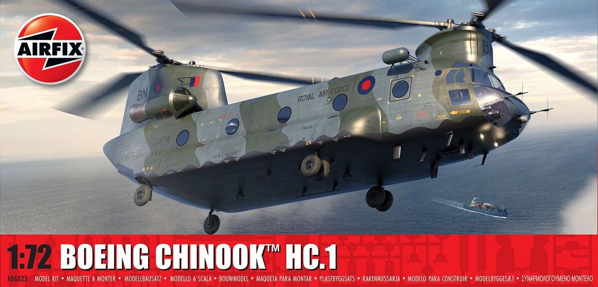 Zdjęcie Boeing Chinook HC.1 1:72 Airfix 06023