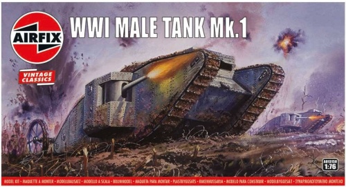 WWI Male Tank Mk.I 1:76 Airfix 01315V