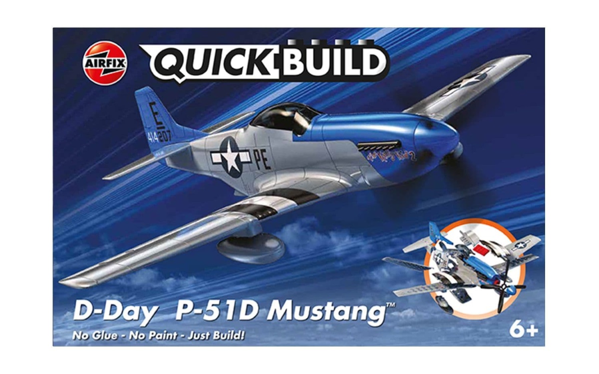 Zdjęcie D-Day P-51D Mustang QUICKBUILD Airfix 6046 (klocki)