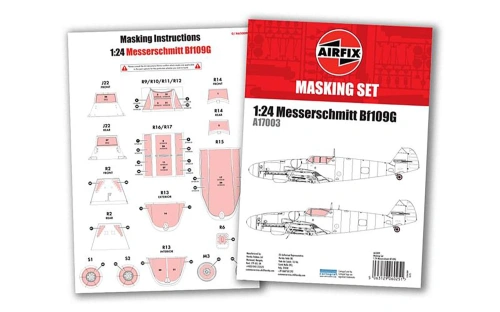 Zestaw maskujący dla Messerschmitt Bf 109G-5/G-6 1:24 Airfix 65009