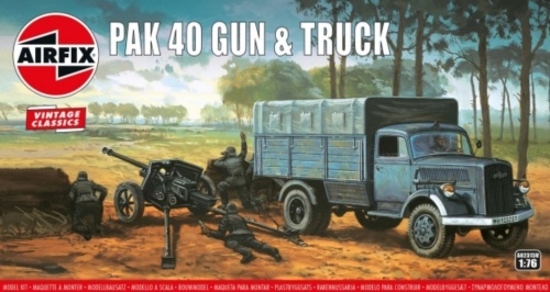 Opel Blitz and Pak 40 Gun 1:76 Airfix 02315V