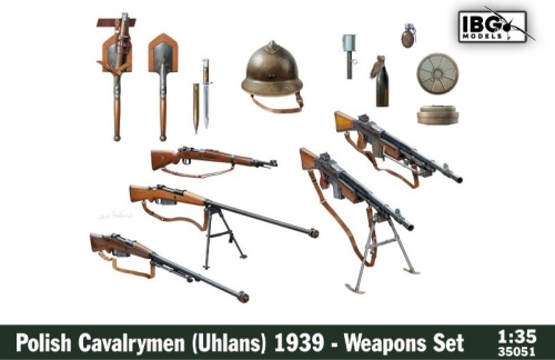 Polscy Kawalerzyści (Ułani) 1939 - Zestaw broni 1:35 IBG 35051