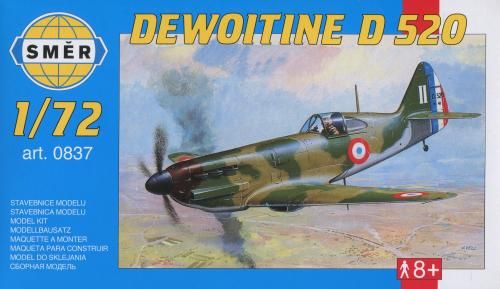 Dewoitine D-520 1:72 Smer 0837