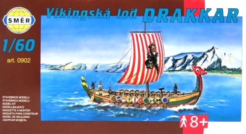 Drakkar Łódź Wikingów 1:60 Smer 0902