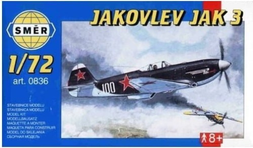 Yakovlev Jak-3 1:72 Smer 0836