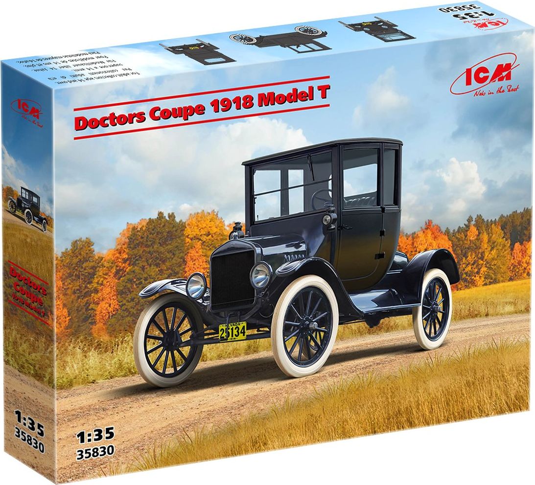 Zdjęcie Doctors Coupe 1918 Model T 1:35 ICM 35830