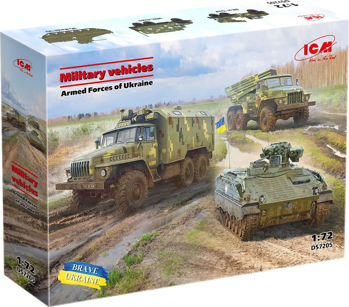 Zdjęcie Pojazdy wojskowe Sił Zbrojnych Ukrainy 1:72 ICM DS7205