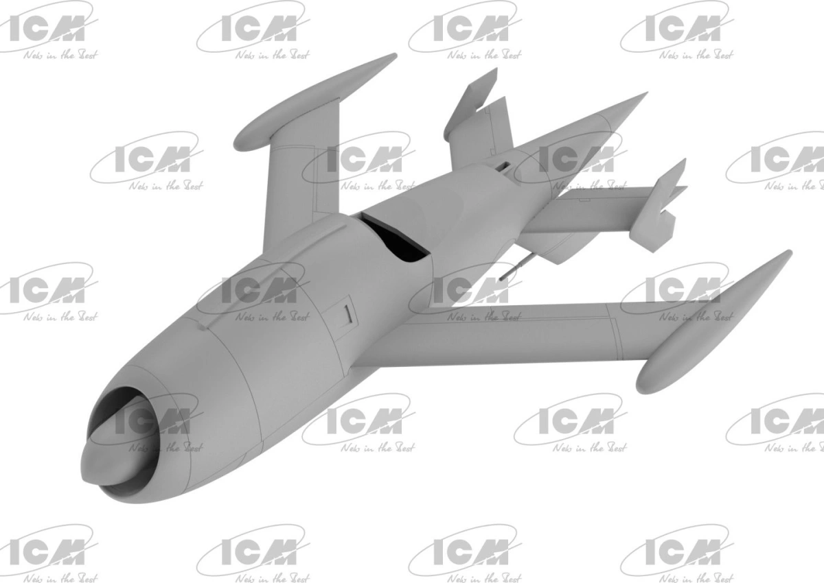 Zdjęcie Q-2A (KDA-1) Firebee US Drone 1:48 ICM 48402
