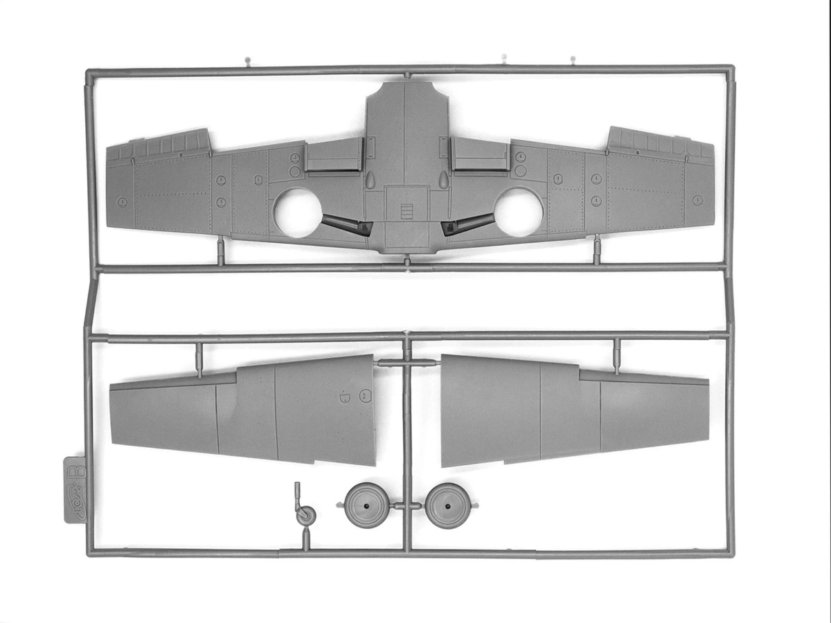 Zdjęcie Messerschmitt Bf 109F-4 z personelem niemieckiej Luftwaffe 1:48 ICM 48804