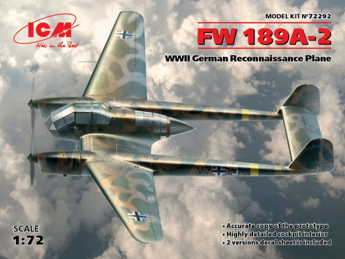 Focke-Wulf Fw-189A-2 1:72 ICM 72292