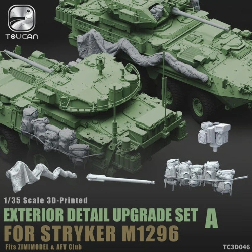 Stryker M1296 zestaw detali zewnętrznych A 1:35 Zimi Model TC3D046