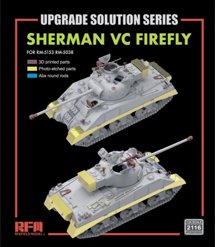 Sherman VC Firefly Upgrade Solution Series 1:35 Rye Field Model 2116