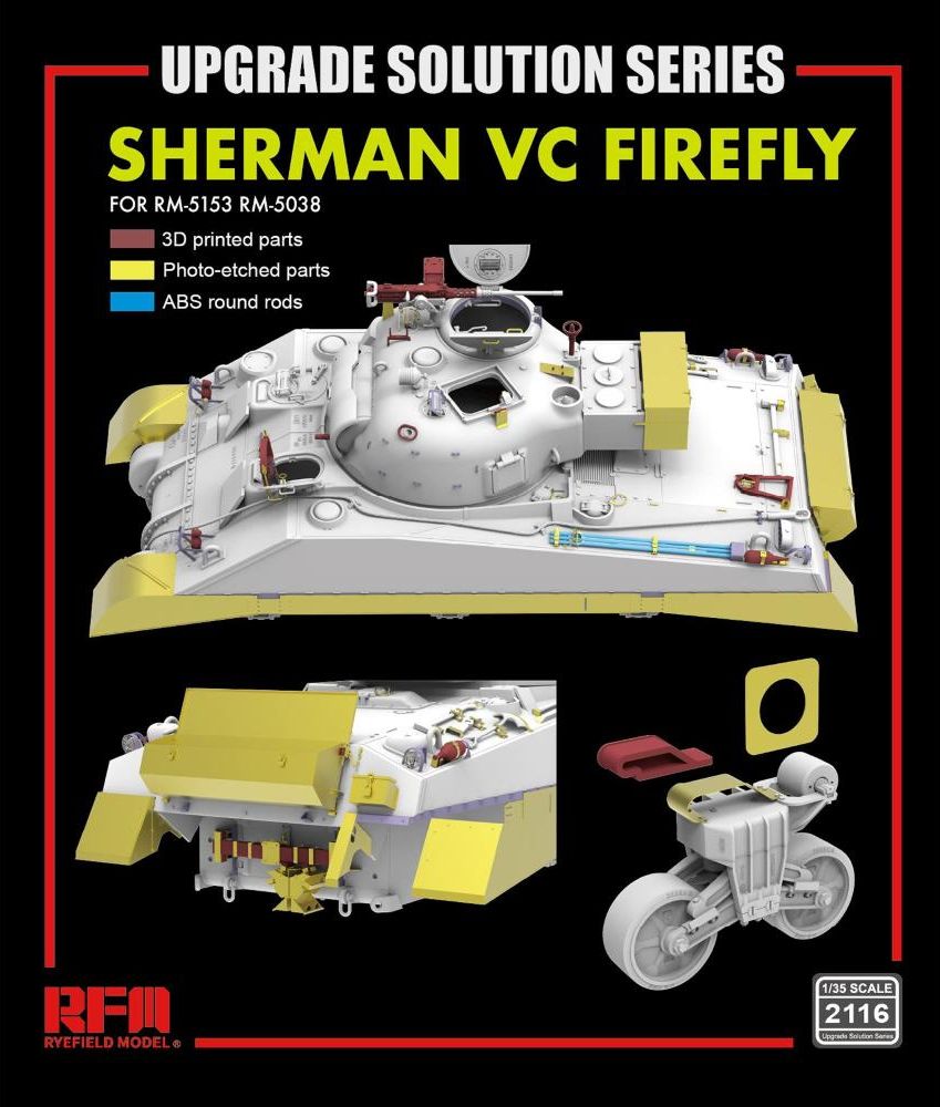 Zdjęcie Sherman VC Firefly Upgrade Solution Series 1:35 Rye Field Model 2116