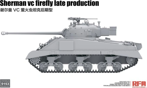 Sherman VC Firefly Late Production 1:35 Rye Field Model 5153