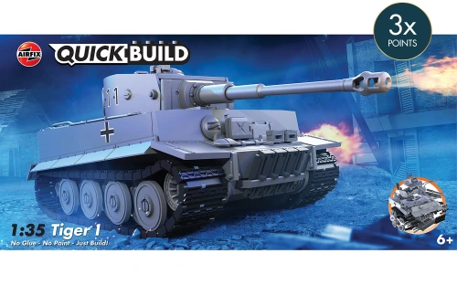 Tiger I 1:35 Airfix 6041 klocki