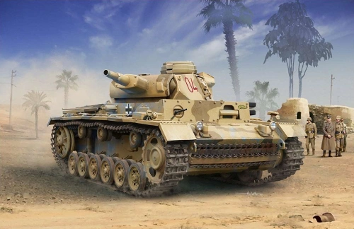 German Panzer III Ausf. N "Afrika Korps" 1:35 Academy 13567