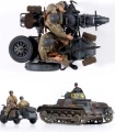 Zdjęcie Niemiecki Panzer I Ausf.B i motocykl 1:35 Academy 13556