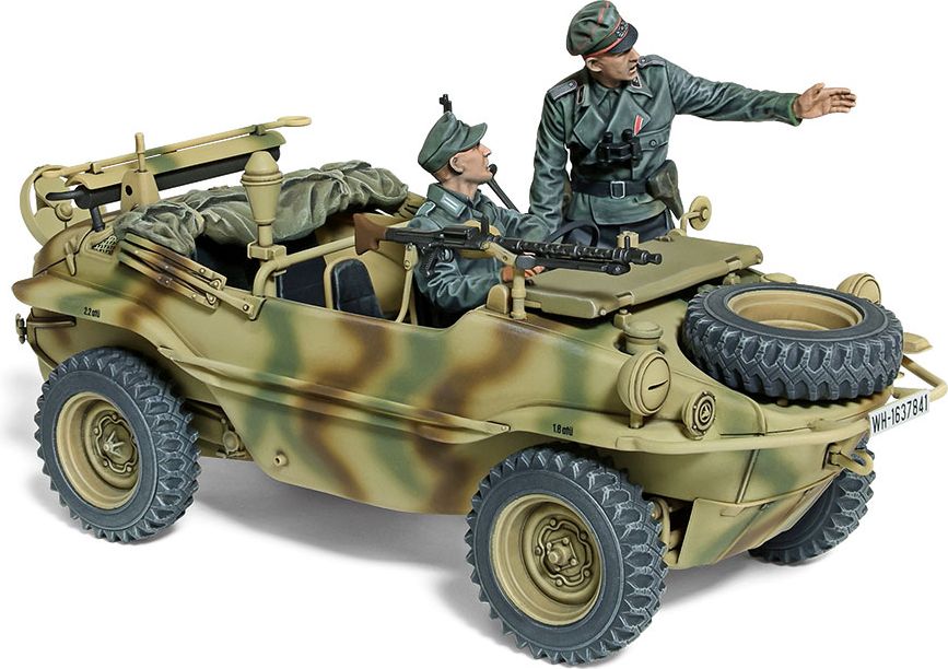 Zdjęcie German Schwimmwagen Type 166 Wide Wheel Version 1:35 Tamiya 35393