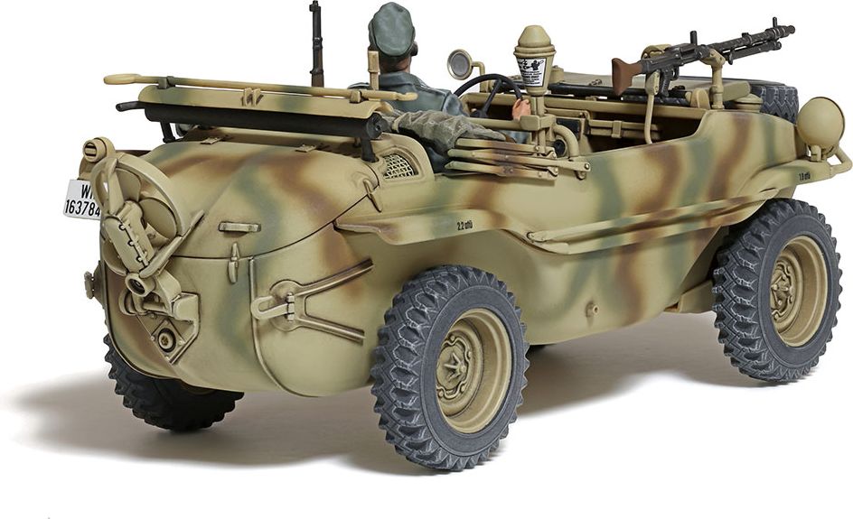 Zdjęcie German Schwimmwagen Type 166 Wide Wheel Version 1:35 Tamiya 35393