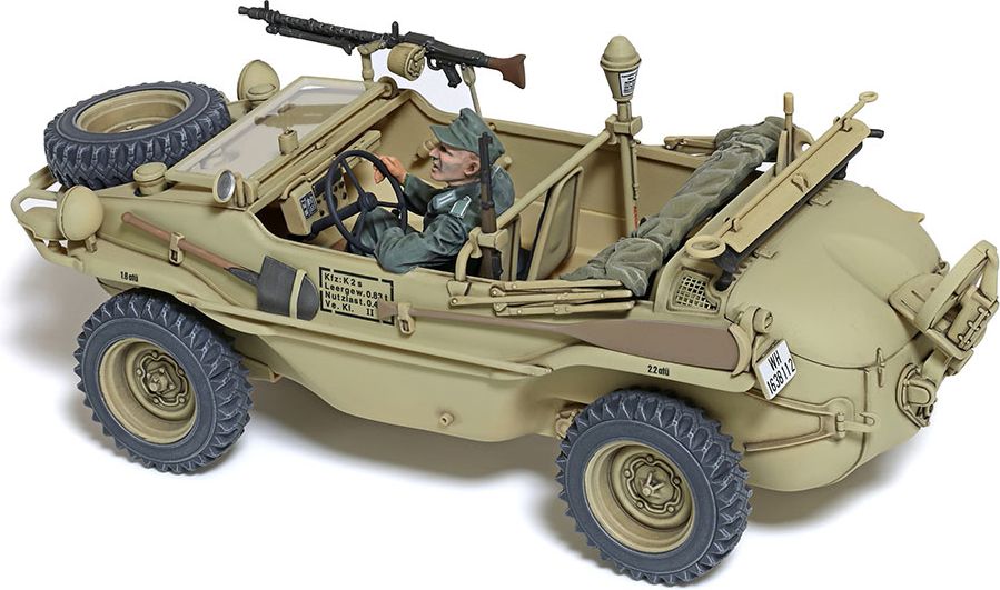 Zdjęcie German Schwimmwagen Type 166 Wide Wheel Version 1:35 Tamiya 35393