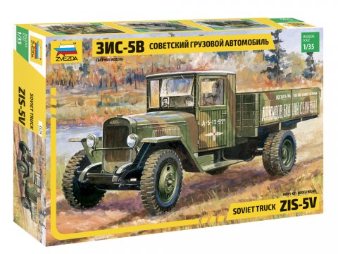 ZiS-5V Radziecka ciężarówka 1:35 Zvezda 3529