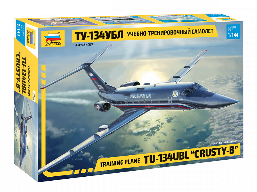 Zdjęcie Tupolev Tu-134UBL 1:144 Zvezda 7036