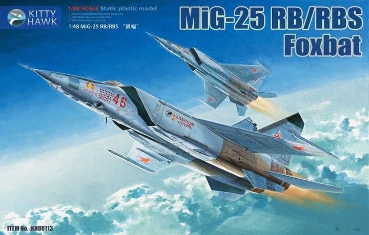 Zdjęcie MiG-25RB/RBS "Foxbat-B/D" 1:48 Kittyhawk 80113