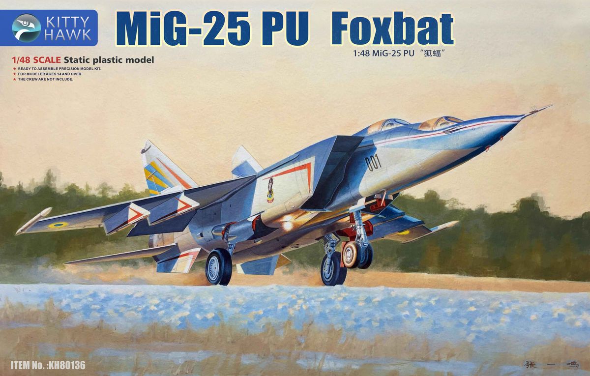 Zdjęcie Mikoyan MiG-25PU Foxbat 1:48 Kittyhawk 80136
