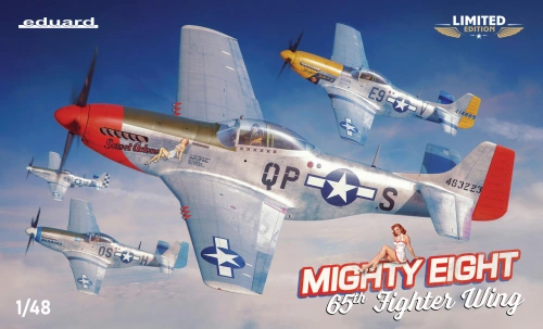 North American P-51D Mustang Mighty Eight 65th Fighter Wing 1:48 Eduard 11196