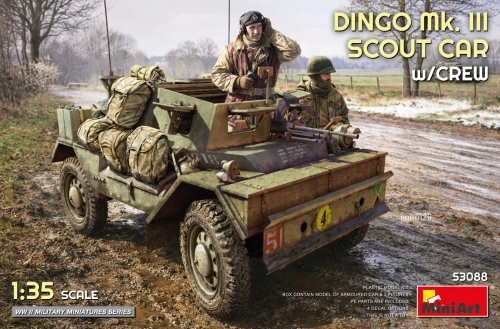 Dingo Mk.III Scout Car z załogą 1:35 MiniArt 53088