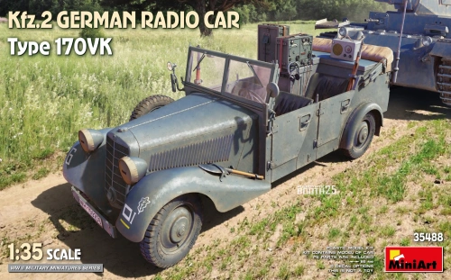 Kfz. 2 German Radio Car Type 170VK 1:35 MiniArt 35488