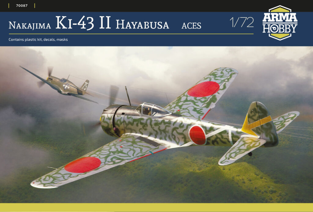 Zdjęcie Nakajima Ki-43 II Hayabusa Aces 1:72 Arma Hobby 70087