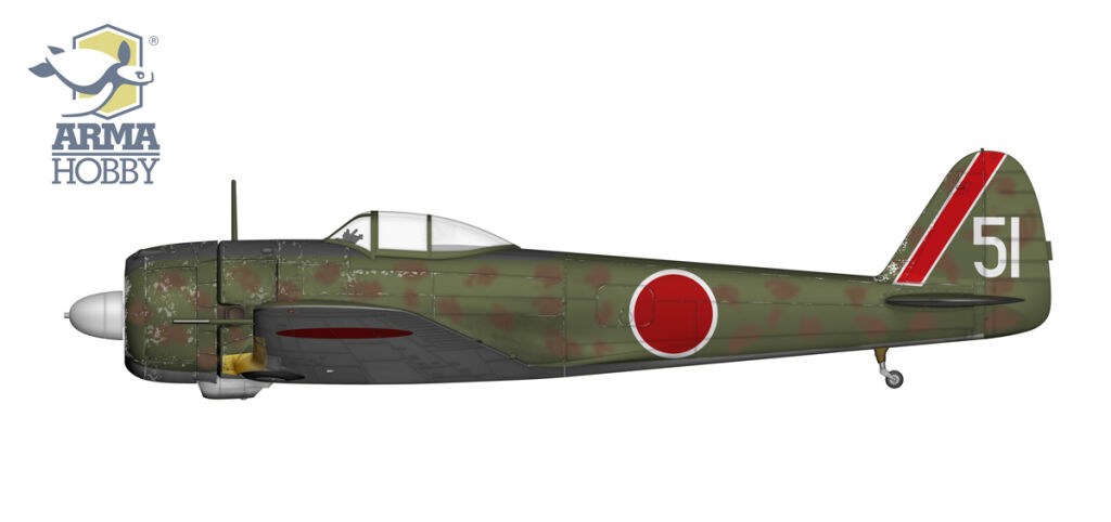 Zdjęcie Nakajima Ki-43 II Hayabusa Aces 1:72 Arma Hobby 70087