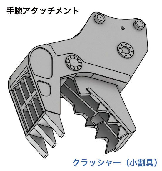 Zdjęcie Hitachi Astaco Neo Crusher/Cutter 1:35 Hasegawa SP361