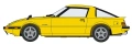 Zdjęcie Mazda Savanna RX-7 (SA22C) Middle Version "Custom Wheel" 1:24 Hasegawa 20798