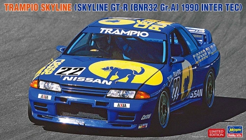 Trampio Skyline (Skyline GT-R (BNR32 Gr. A) 1990 Inter Tec) 1:24 Hasegawa 20791