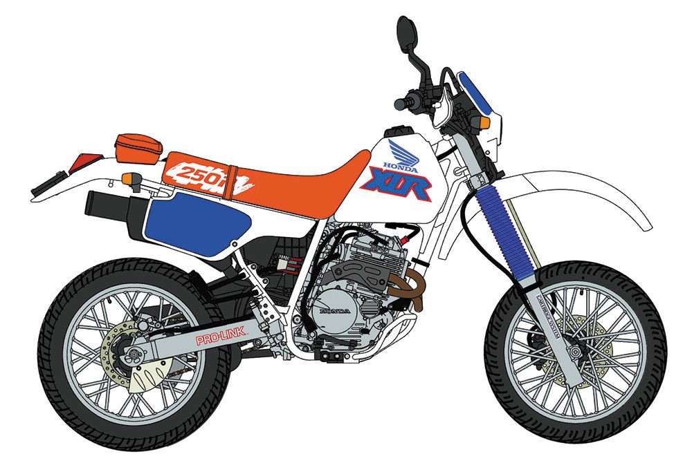 Zdjęcie Honda XLR250R (MD22) (1991) "Motard Custom" 1:12 Hasegawa 21779