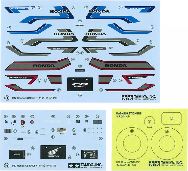 Zdjęcie Honda CB1000F 1:12 Tamiya 14144