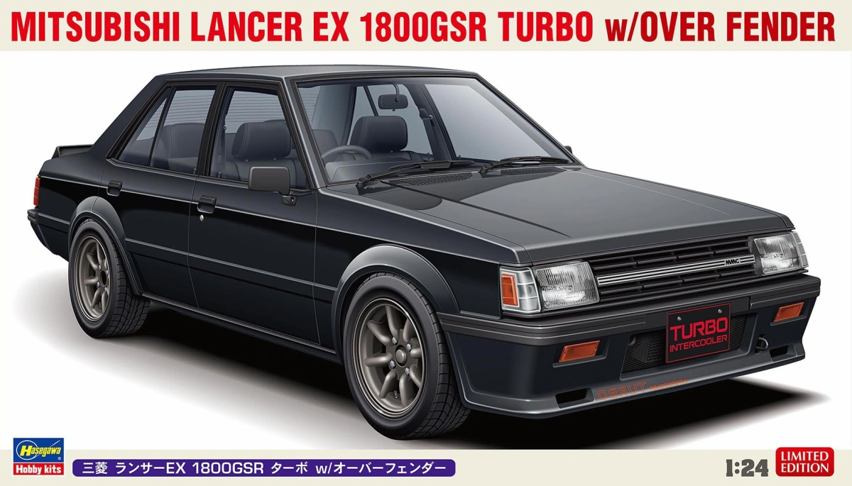 Zdjęcie Mitsubishi Lancer EX 1800GSR Turbo z poszerzonymi nadkolami 1:24 Hasegawa 20808